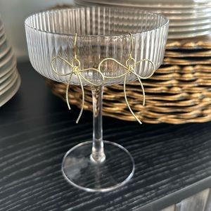 Dainty Tied Bow Earrings